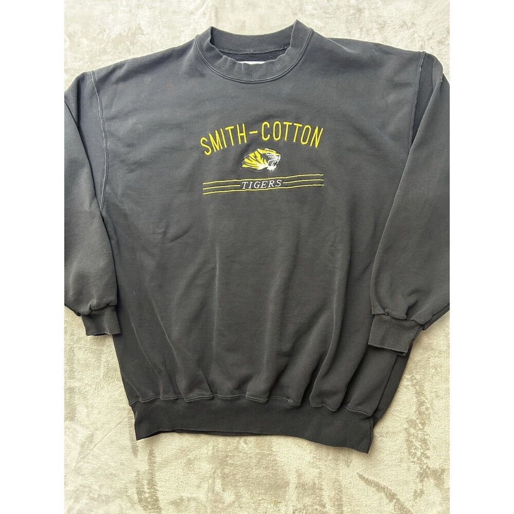 Vintage Dodger Smith Cotton Tigers Sweatshirt Sedalia Mo High School Crewneck